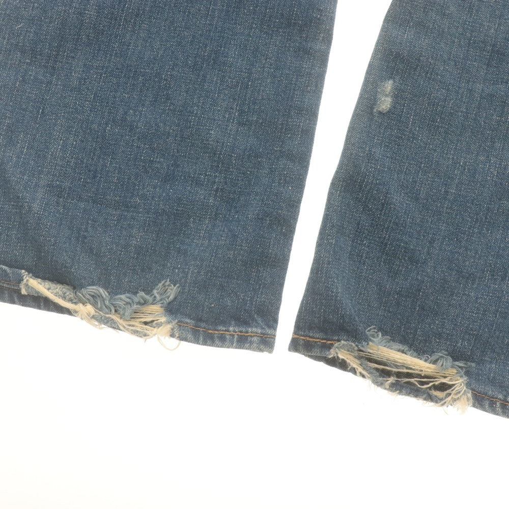 ■ Levi's PREMIUM リーバイス ジーンズ パンツ ボトムス スキニー ローライズ ブーツカット ボタンフライ メンズ W34 L32 ブルー