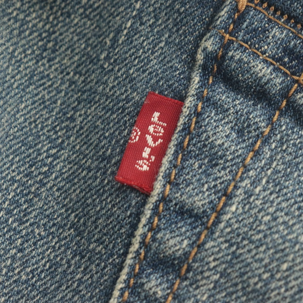 ■ Levi's PREMIUM リーバイス ジーンズ パンツ ボトムス スキニー ローライズ ブーツカット ボタンフライ メンズ W34 L32 ブルー