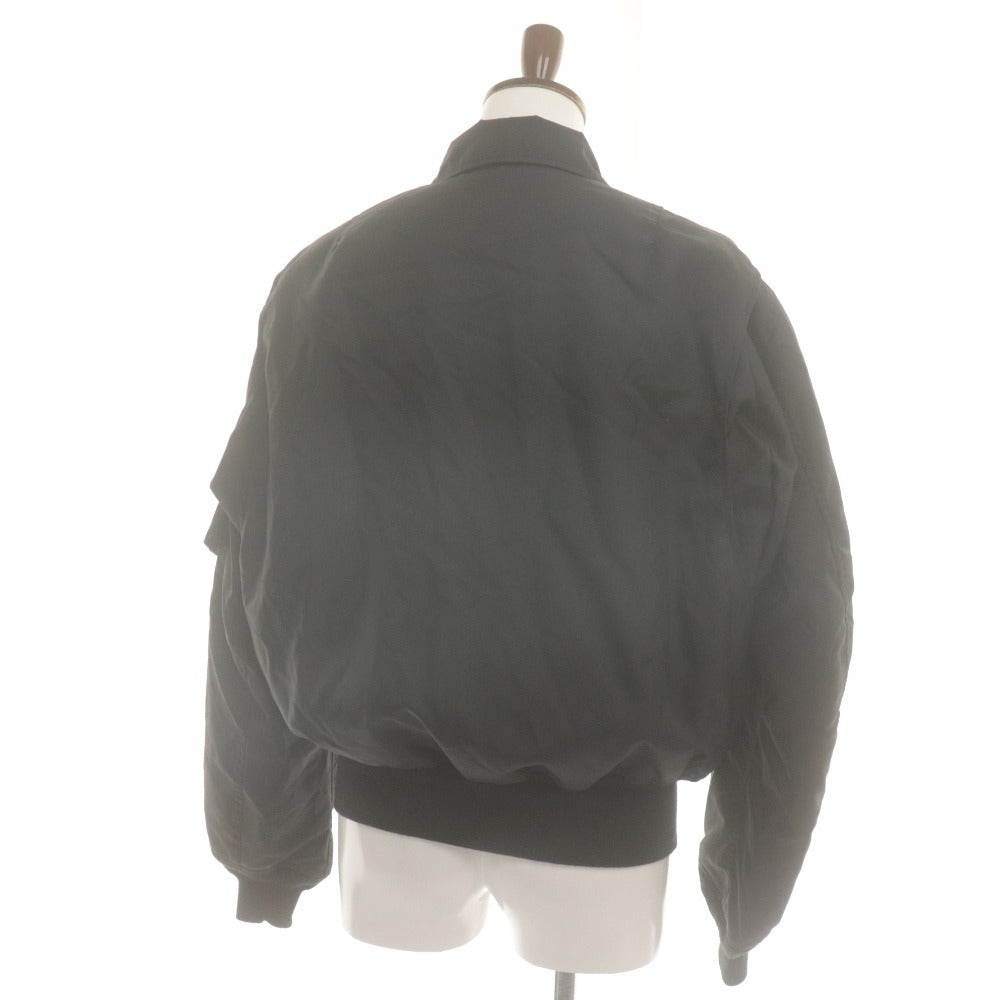 ■ US ARMY USAF フライトジャケット ブルゾン CWU-45/P アウター SCOVILLジップ メンズ XL ブラック