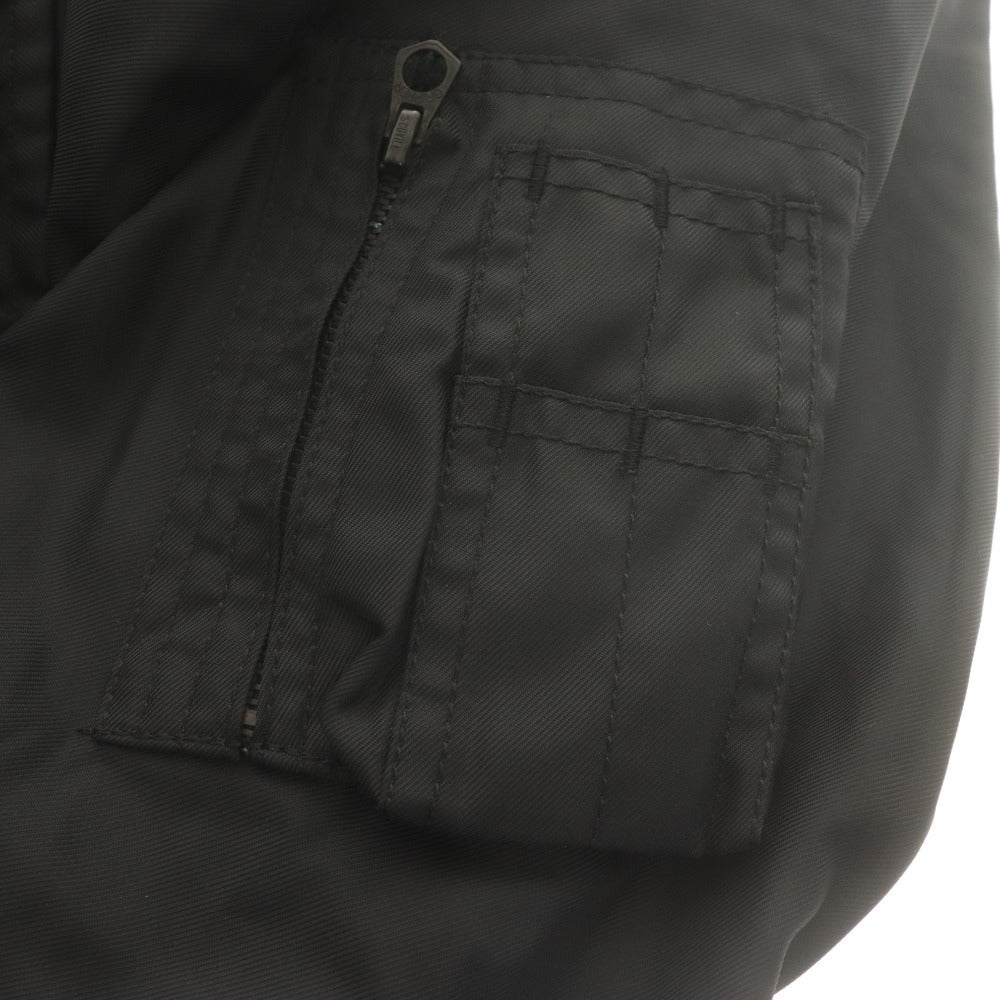 ■ US ARMY USAF フライトジャケット ブルゾン CWU-45/P アウター SCOVILLジップ メンズ XL ブラック
