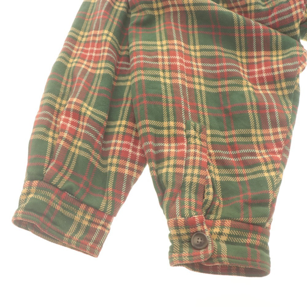 ■ Abercrombie & Fitch アバクロンビー＆フィッチ ジャケット アウター チェック 内側キルティング ビンテージ メンズ L マルチカラー