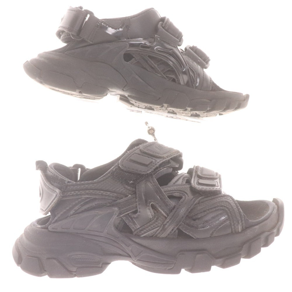 ■ バレンシアガ サンダル シューズ 靴 マジックテープ スポーティ キッズ 18cm ブラック