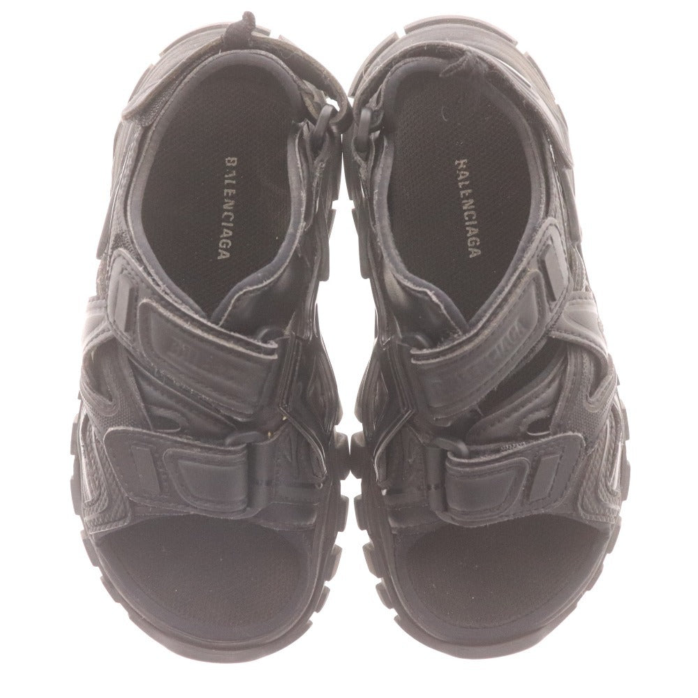 ■ バレンシアガ サンダル シューズ 靴 マジックテープ スポーティ キッズ 18cm ブラック