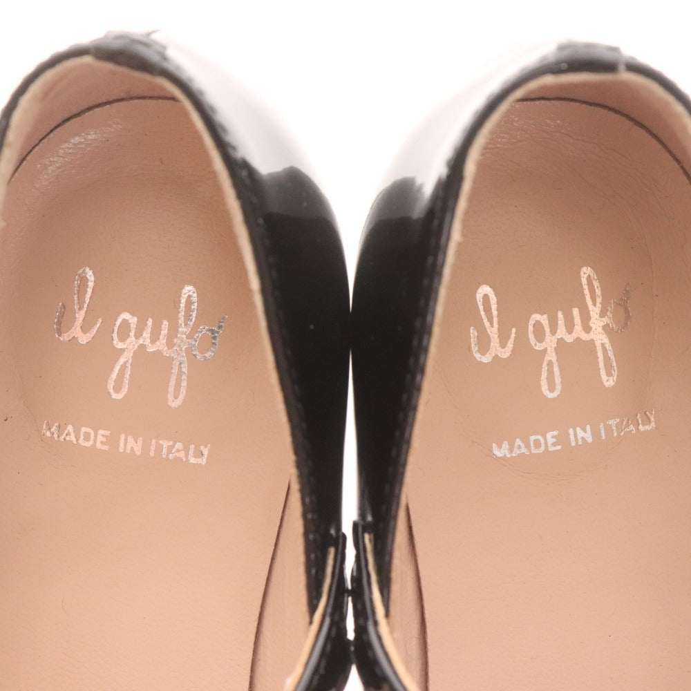 ■ イルグッフォ シューズ 靴 フォーマル ストラップ リボン ビジュー キッズ 女の子 29 （18cm相当） ブラック