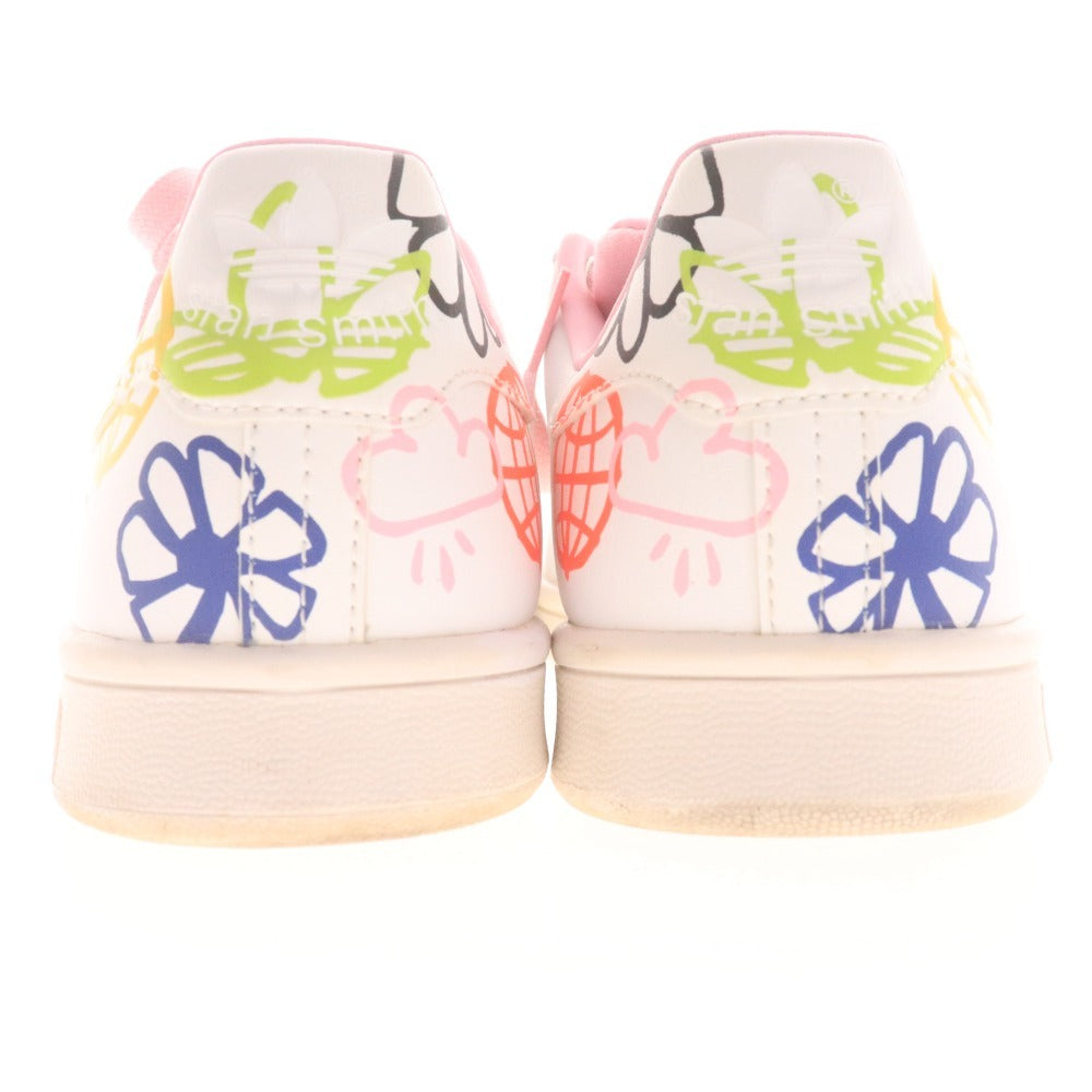 ■ アディダス スニーカー シューズ FX5680 靴 スタンスミス 手書き風グラフィック レディース 22.5cm ホワイト ピンク