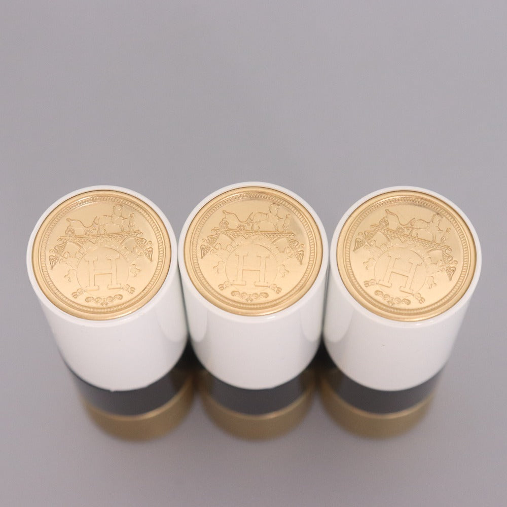 ■ Hermès Cosmetics Lipstick 3-Piece Set (Bulk Sale) Rouge à Lèvres Satine 50