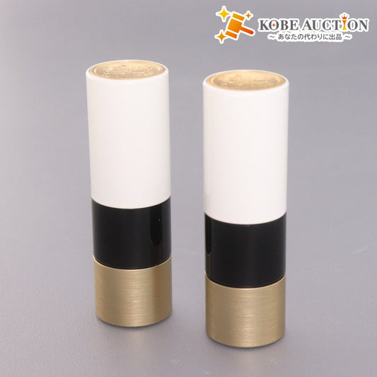 ■ エルメス コスメ リップスティック 口紅 2点セット まとめ売り ルージュ ア レーヴル サティネ 59