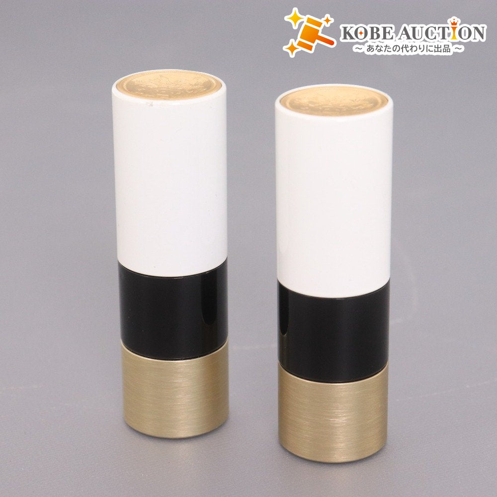 ■ エルメス コスメ リップスティック 口紅 2点セット まとめ売り ルージュ ア レーヴル サティネ 21