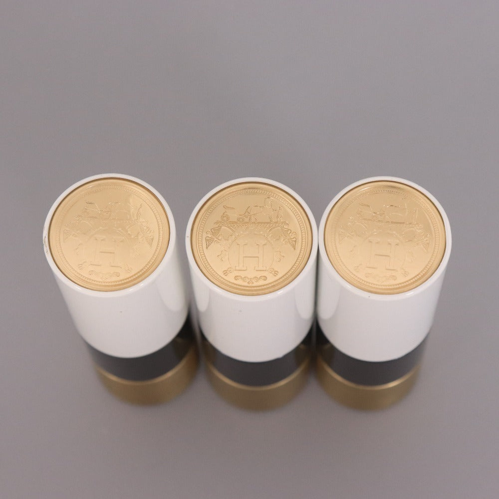 ■ Hermès Cosmetics Lipstick 3-Piece Set (Bulk Sale) Rouge à Lèvres Satine 40