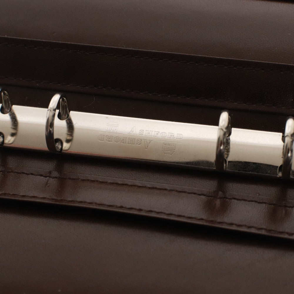 ■ アシュフォード ASHFORD システム手帳 ネオフィナード HB×WA5 レザー レディース ベージュ