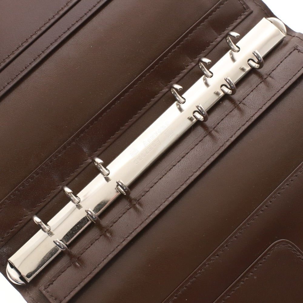 ■ アシュフォード ASHFORD システム手帳 ネオフィナード HB×WA5 レザー レディース ベージュ