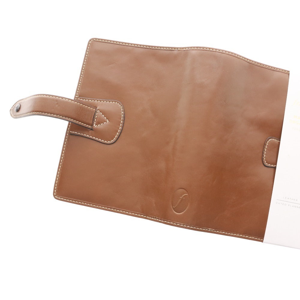 ■ ファイロファックス FILOFAX システム手帳 マルデン 025808 バイブルサイズ オークル レディース メンズ ブラウン 箱付き 未使用