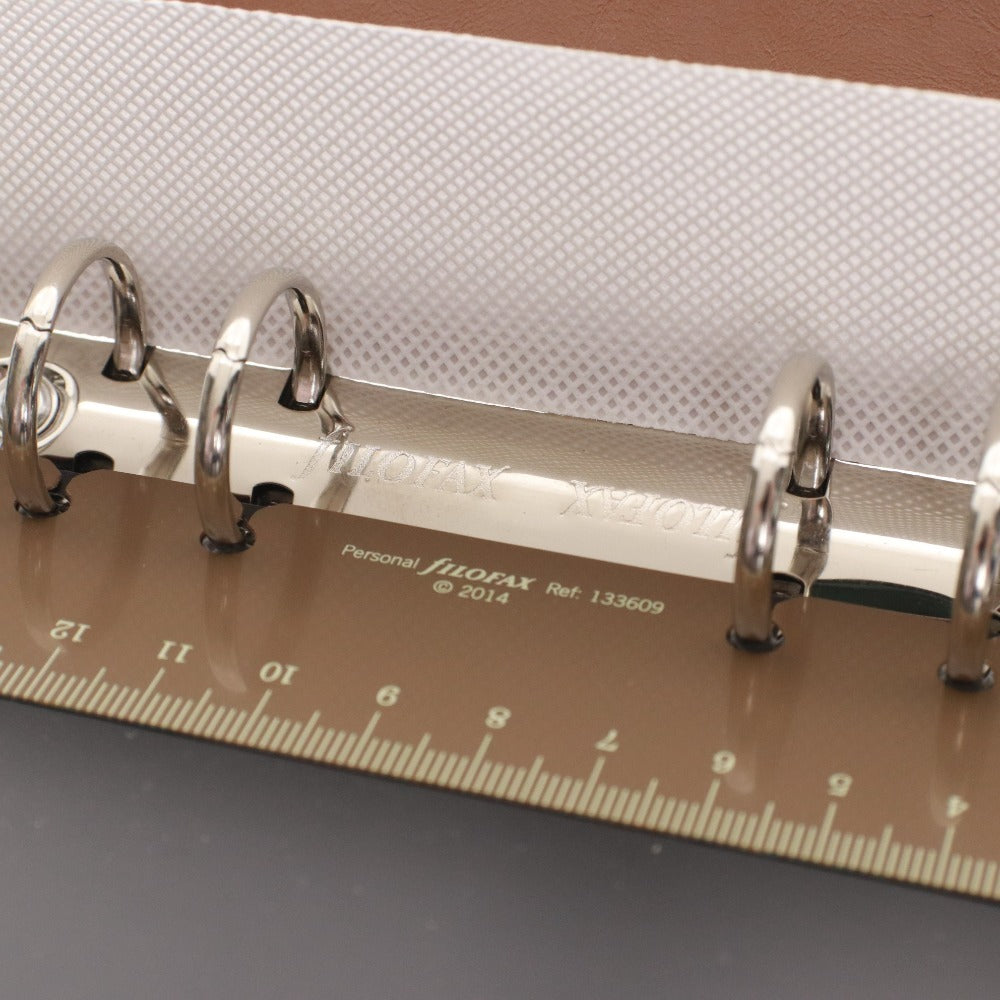 ■ ファイロファックス FILOFAX システム手帳 マルデン 025808 バイブルサイズ オークル レディース メンズ ブラウン 箱付き 未使用