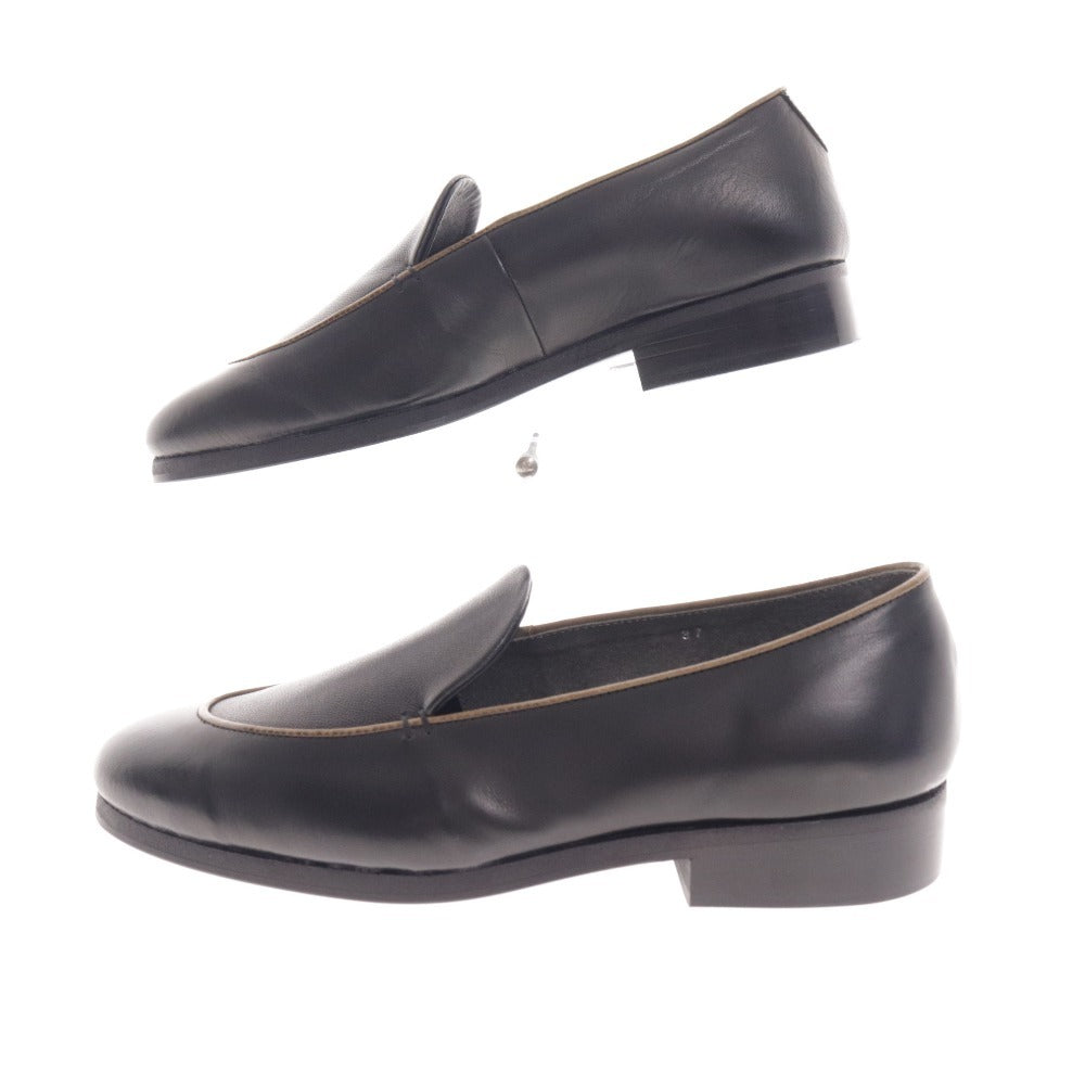 ■ イシュム ローファー スリッポン フラットシューズ 靴 日本製 レディース 37 ブラック ベビーバッファロー革 箱付き