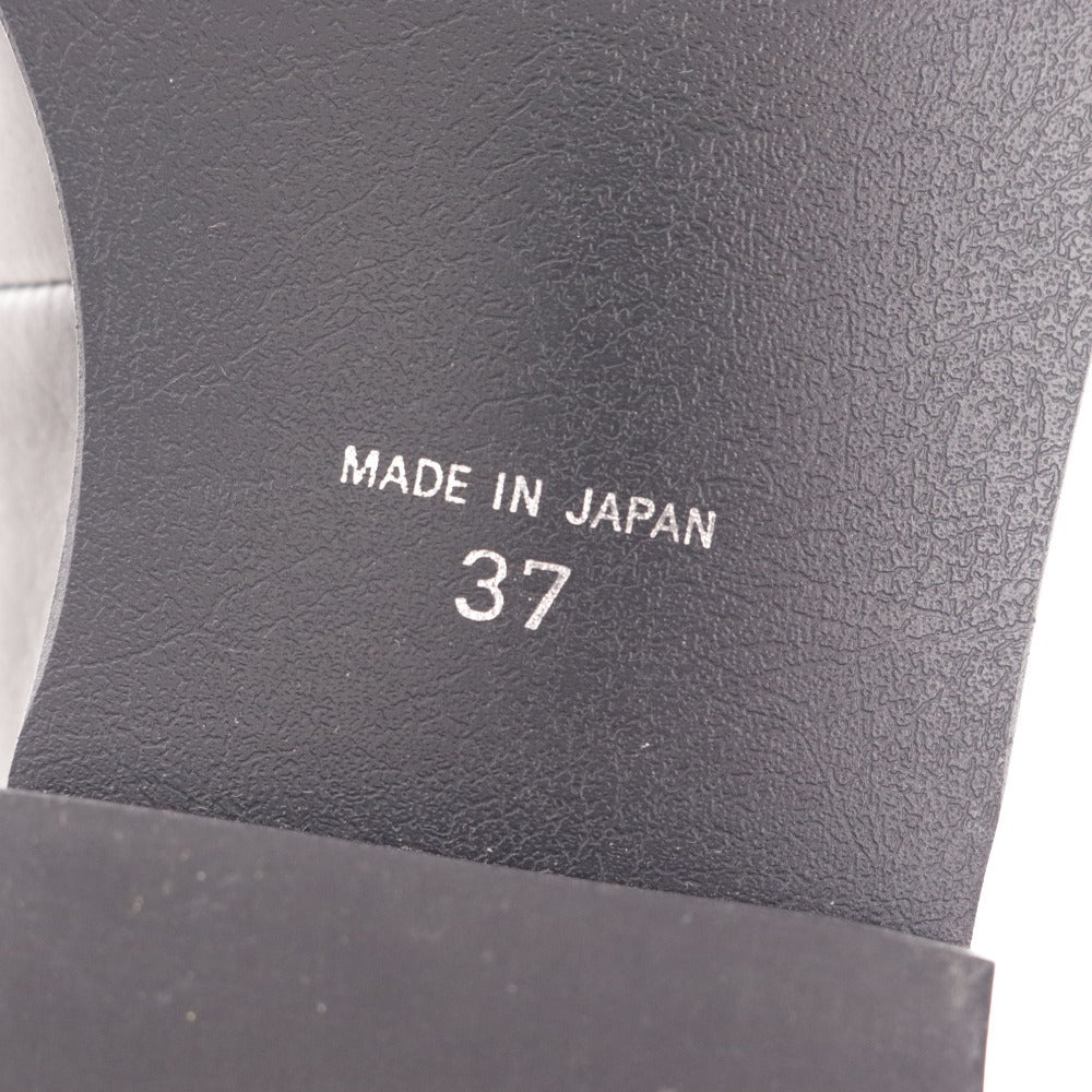 ■ イシュム ローファー スリッポン フラットシューズ 靴 日本製 レディース 37 ブラック ベビーバッファロー革 箱付き