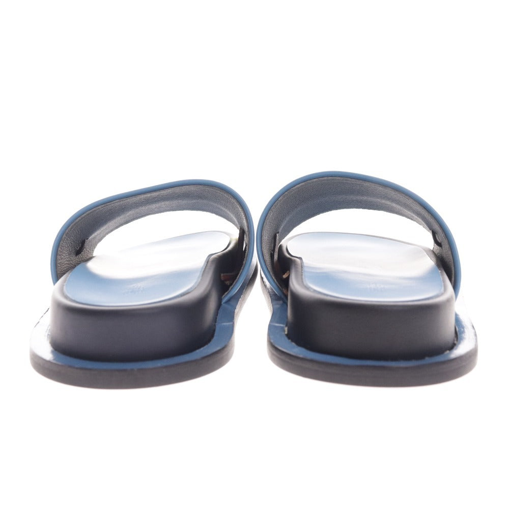 ■ イシュム サンダル レザーサンダル 革靴 靴 日本製 レディース メンズ S ブルー 牛革 箱付き