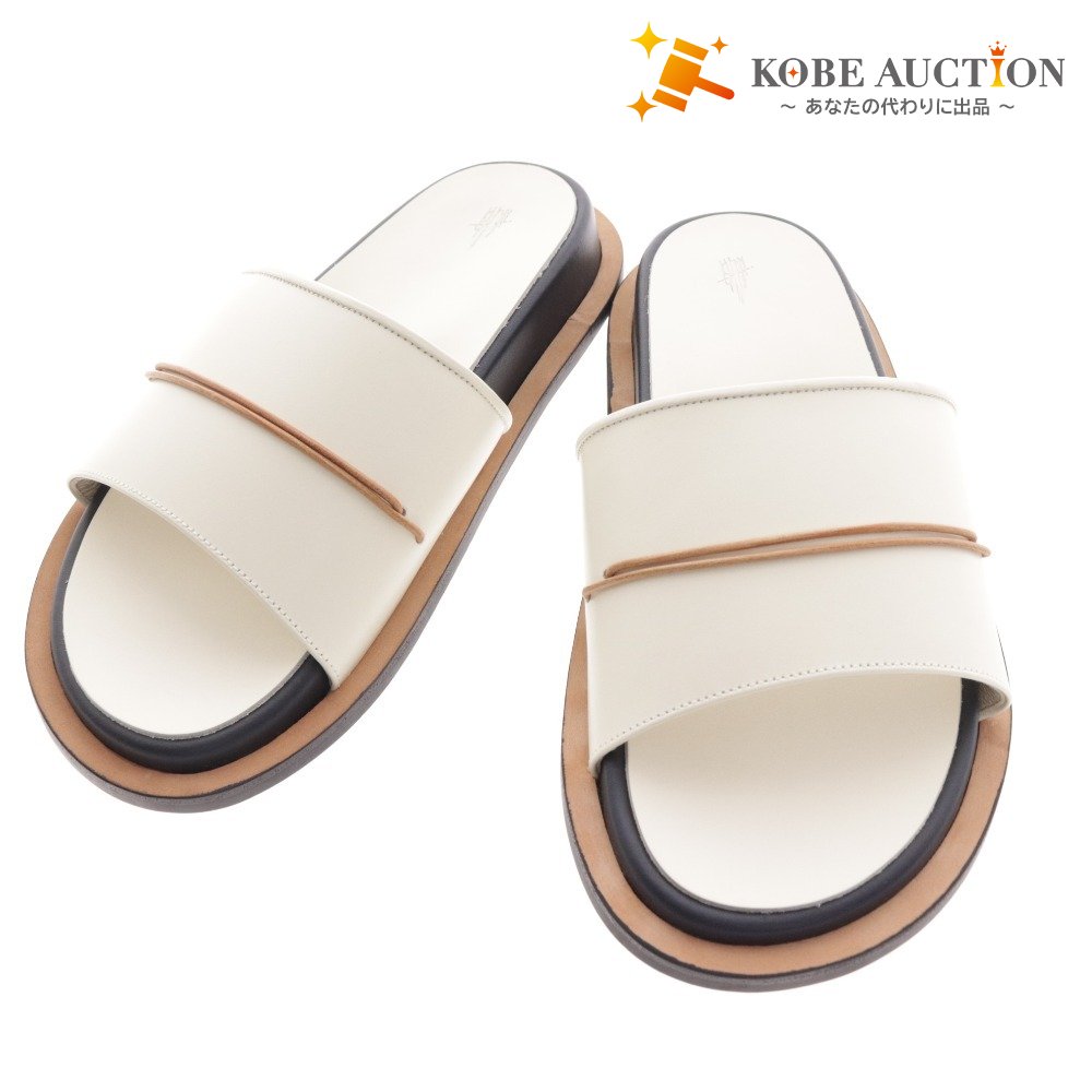 ■ イシュム サンダル レザーサンダル 革靴 靴 日本製 レディース メンズ M 牛革 箱付き