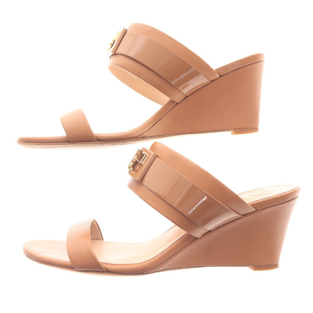 ■ トリーバーチ サンダル 35625 靴 GIGIサンダル ウェッジソール レディース 5 1/2M ライトブラウス 袋付き