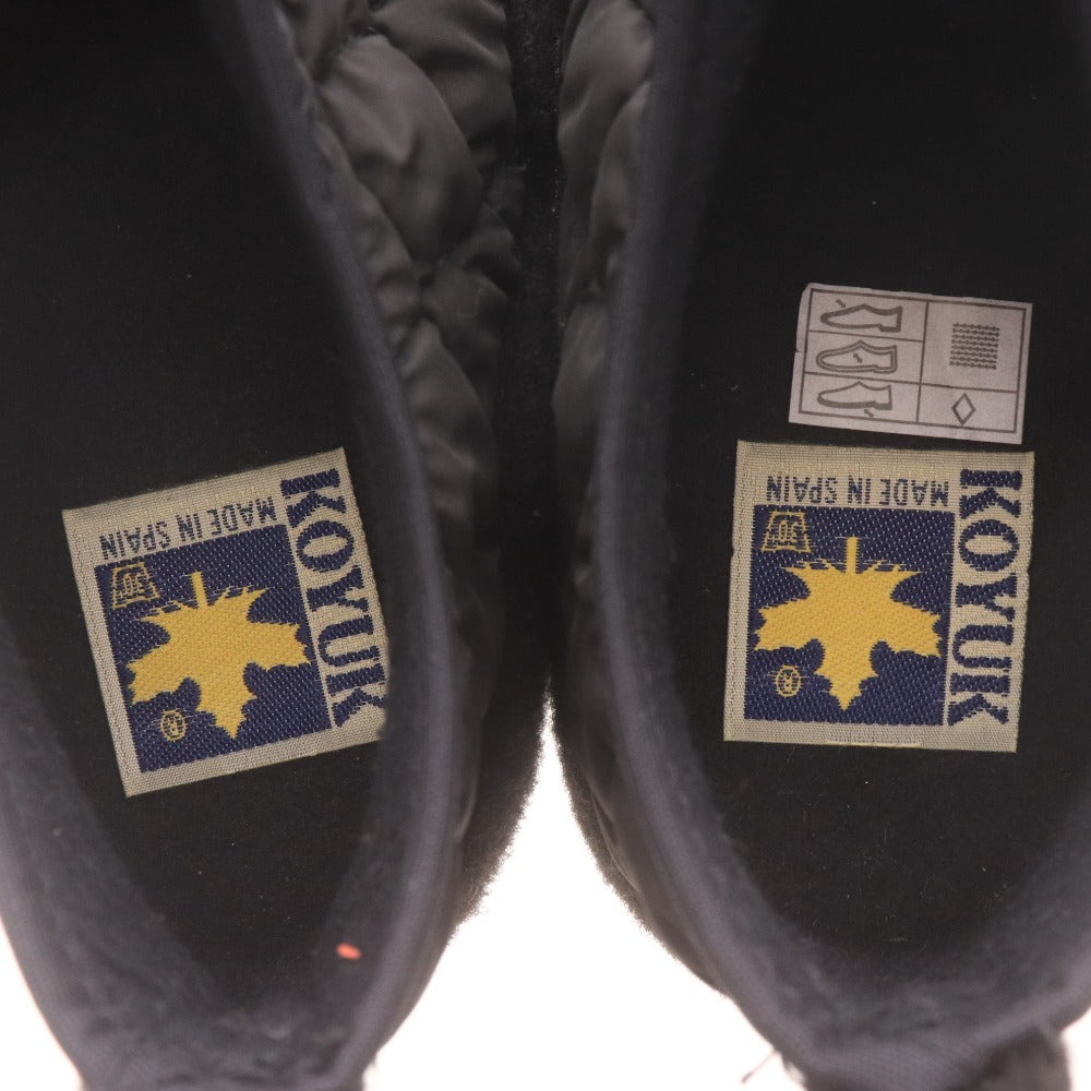 ■ KOYUK コユック キルティングスニーカー 靴 シューズ スリッポン レディース 37 (23.5相当) ブラック