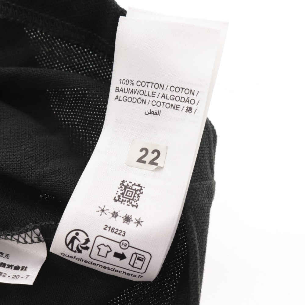 ■ フレッドペリー ポロシャツ 半袖 トップス 刺繍ロゴ 月桂樹マーク ライン入り メンズ M グリーン