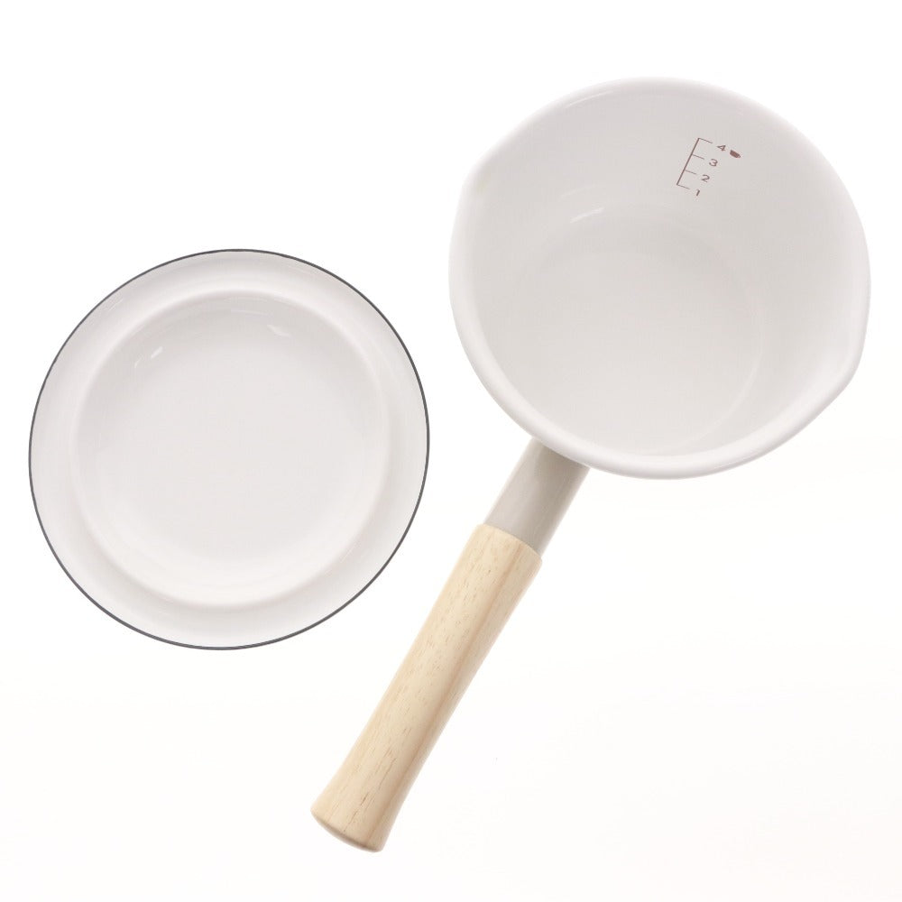 ■ 富士ホーロー 鍋 オイルポット 4点セット まとめ売り 両手鍋 片手鍋 調理器具 蓋つき