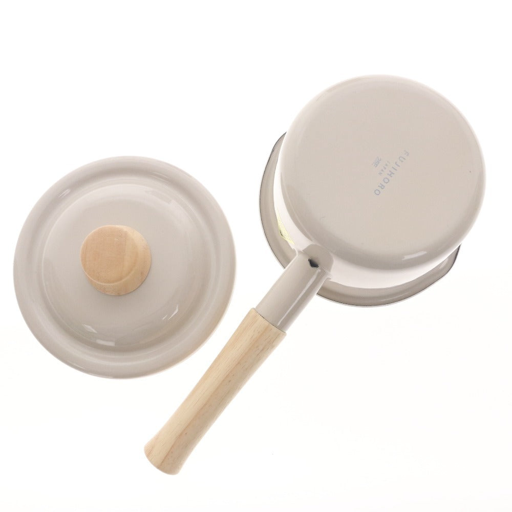 ■ 富士ホーロー 鍋 オイルポット 4点セット まとめ売り 両手鍋 片手鍋 調理器具 蓋つき