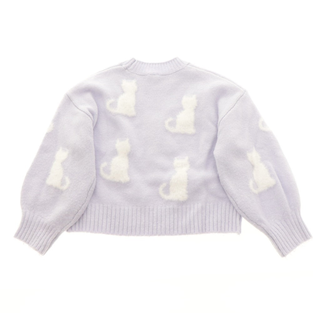 ■ GU ANY 子供 キッズ トップス 3点セット まとめ売り セーター ニット ライトブルー/Tシャツ 黒,ピンクベージュ系/ レディース 110cm