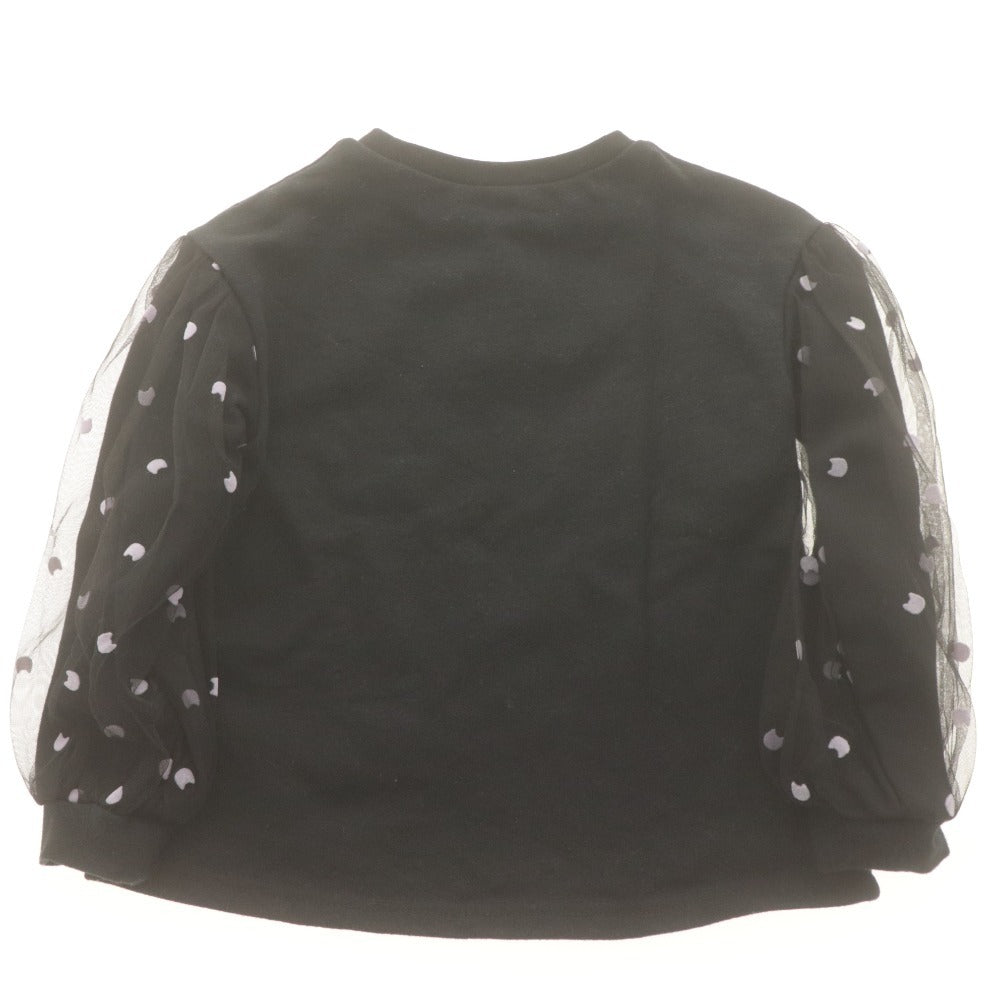 ■ GU ANY 子供 キッズ トップス 3点セット まとめ売り セーター ニット ライトブルー/Tシャツ 黒,ピンクベージュ系/ レディース 110cm