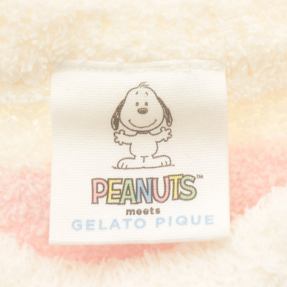 ■ gelato pique PEANUTS スヌーピー 子供 キッズ パジャマ セットアップ 長袖シャツ ニット トップス パンツ レディース 100,110cm 白 等