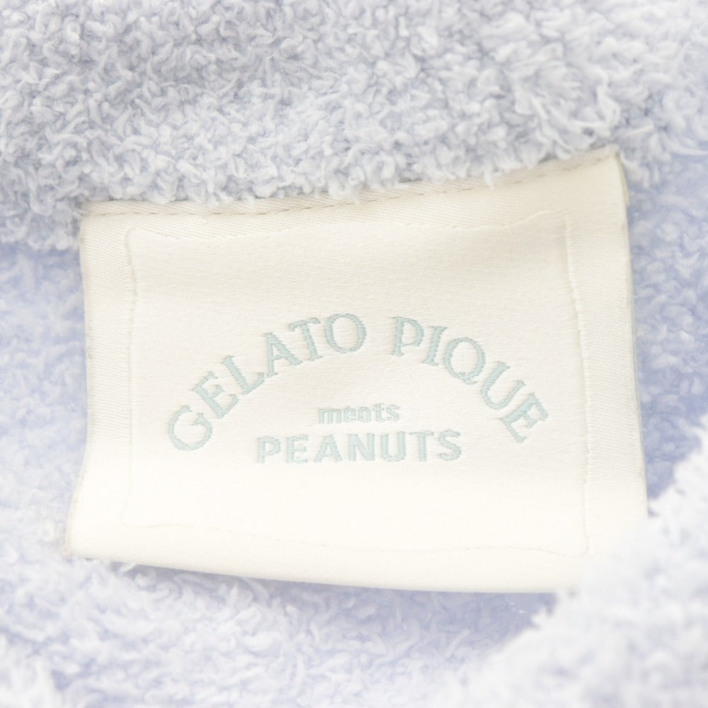■ gelato pique PEANUTS スヌーピー パジャマ セットアップ セーター ニット トップス ショートパンツ レディース F ライトブルー