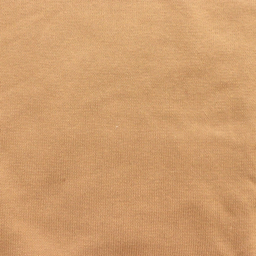 ■ ESTNATION Knit Short Sleeve Top, 100% Cotton, Women's, Size F, Beige