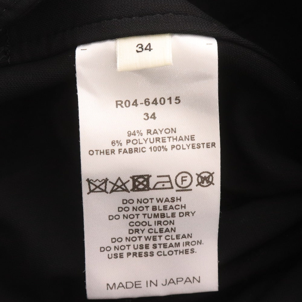 ■ Cyclas Pants Bottoms Side Line Women's Size 34 (equivalent to size 7) Black