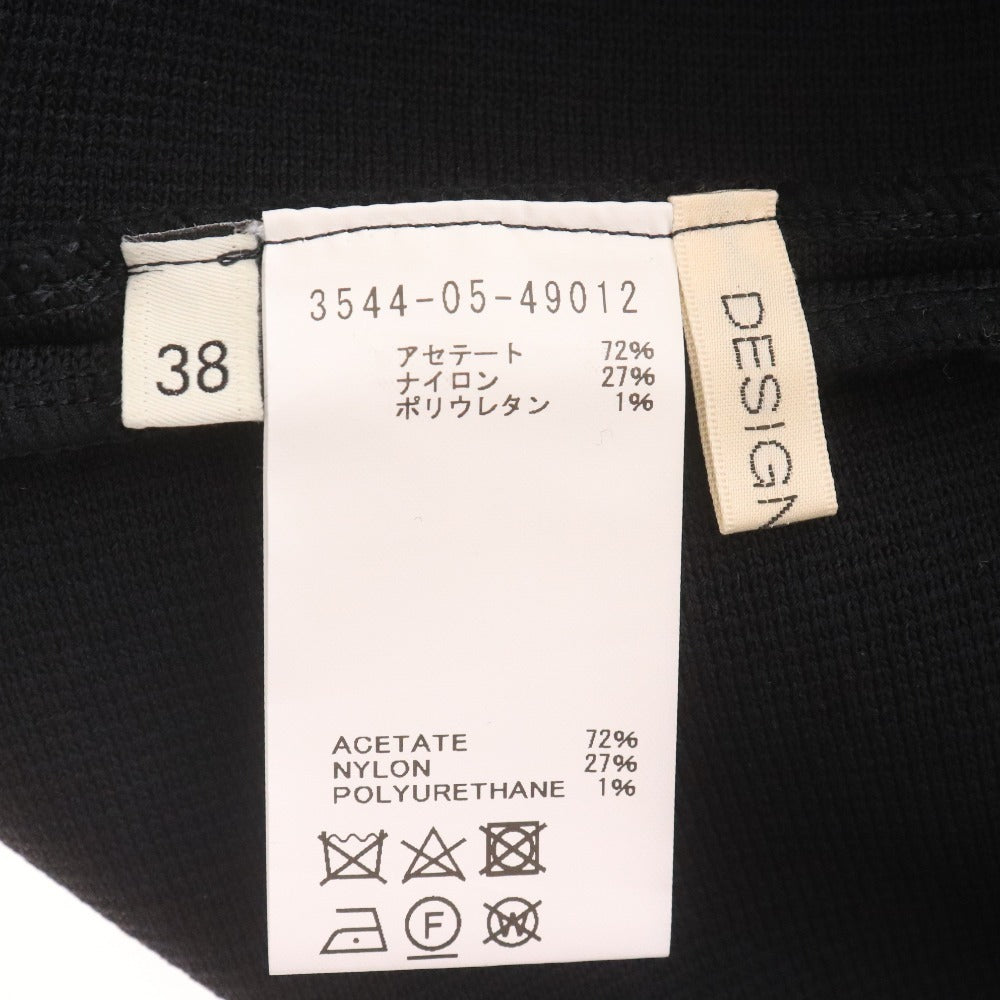 ■ デザインワークス ワンピース 半袖 トップス ボトムス ロング レディース 38 ブラック