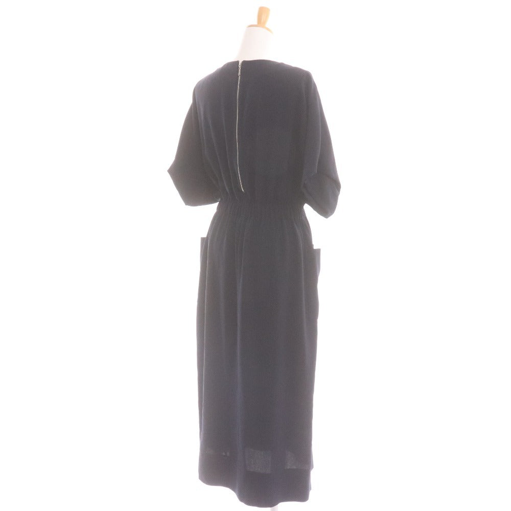 Ebur Dress, Short Sleeve Top and Bottoms, Long Dolman Sleeves, Women's, Size 38, Navy