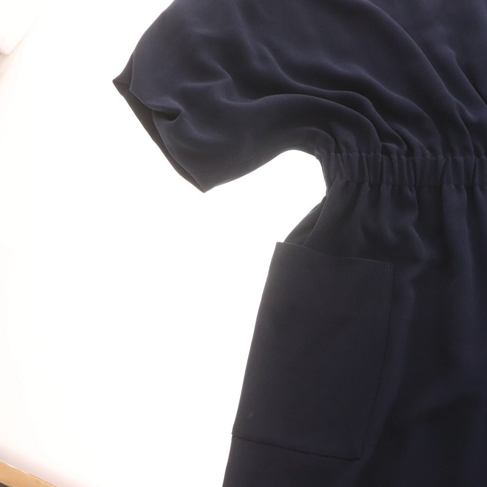 Ebur Dress, Short Sleeve Top and Bottoms, Long Dolman Sleeves, Women's, Size 38, Navy