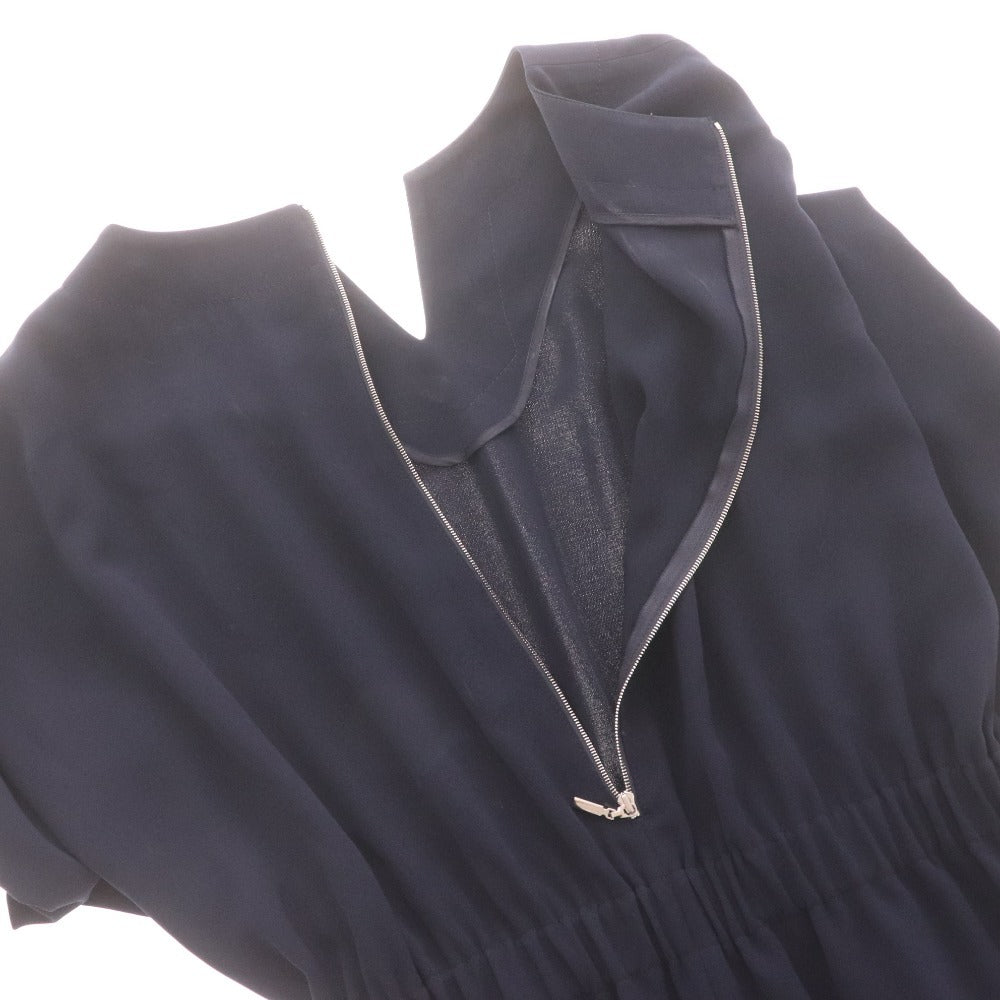 Ebur Dress, Short Sleeve Top and Bottoms, Long Dolman Sleeves, Women's, Size 38, Navy