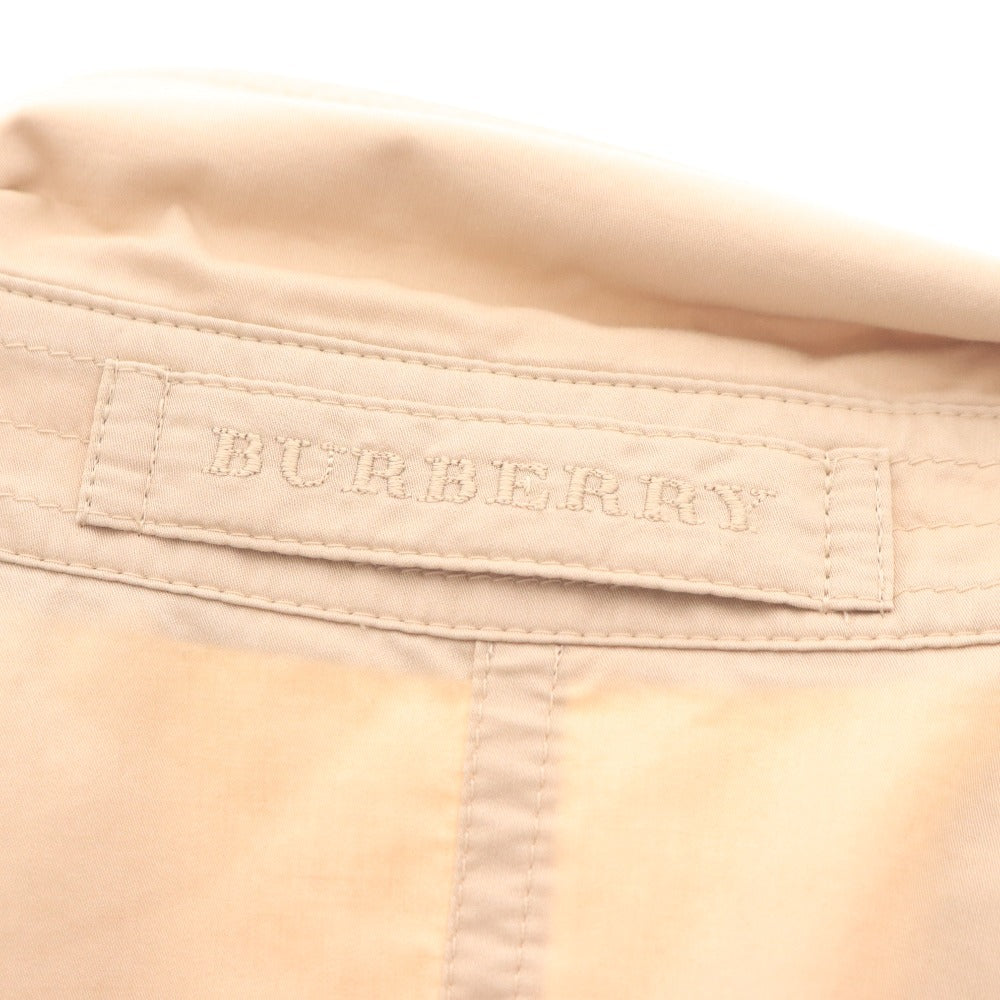 ■ バーバリー ロンドン シャツジャケット 7分袖 アウター トップス ベルト レディース 40 ベージュ