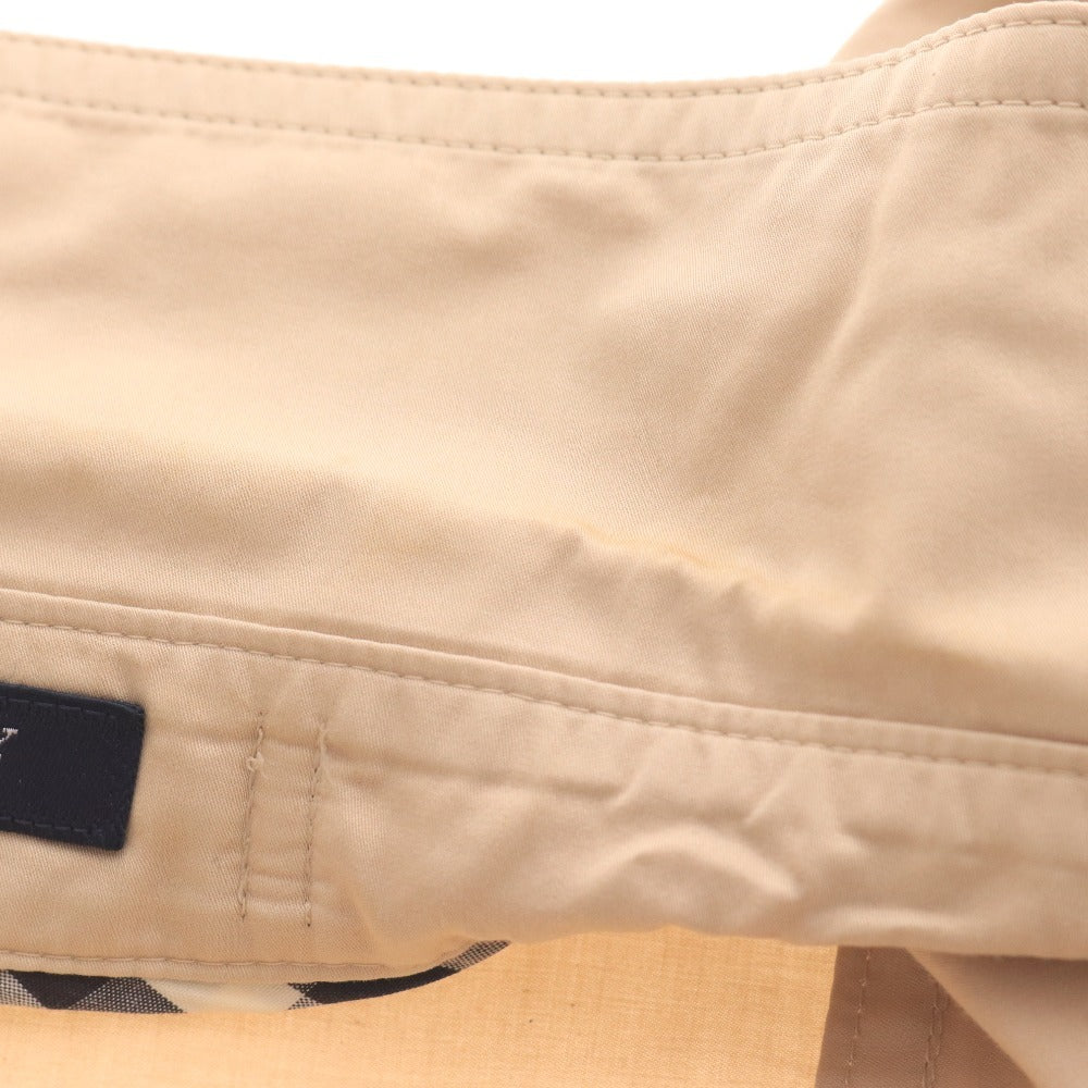 ■ バーバリー ロンドン シャツジャケット 7分袖 アウター トップス ベルト レディース 40 ベージュ