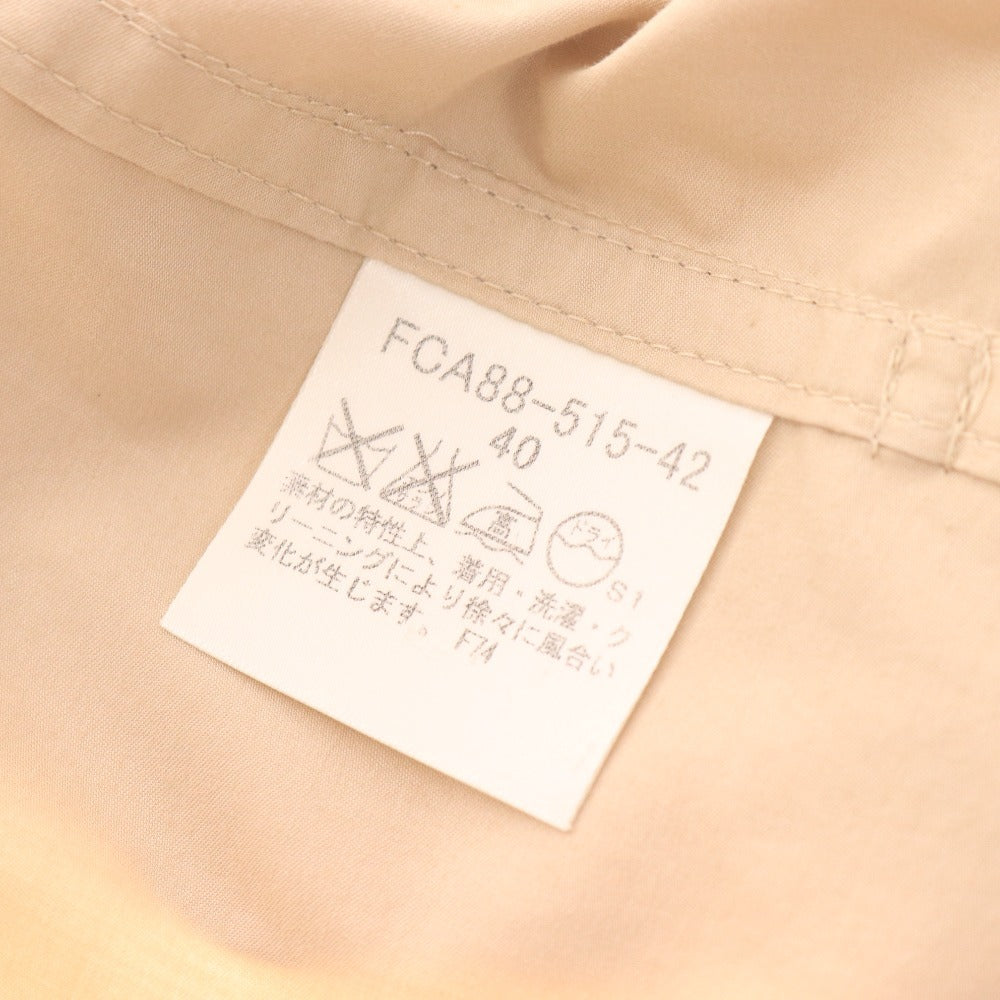 ■ バーバリー ロンドン シャツジャケット 7分袖 アウター トップス ベルト レディース 40 ベージュ