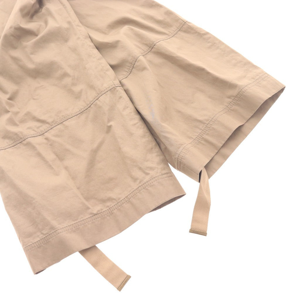 ■ バーバリー ロンドン パンツ ボトムス ひざ下 ベルト レディース 40 ベージュ系 ライトブラウン系