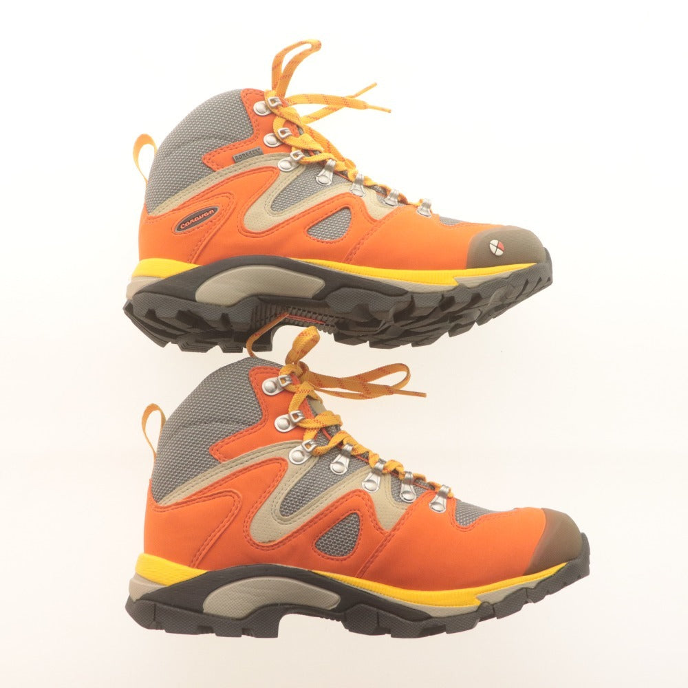 ■ キャラバン トレッキングシューズ 0010402 C4-02 靴 レディース 22.5cm EE オレンジ 箱付き