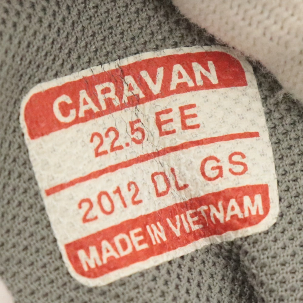 ■ キャラバン トレッキングシューズ 0010402 C4-02 靴 レディース 22.5cm EE オレンジ 箱付き