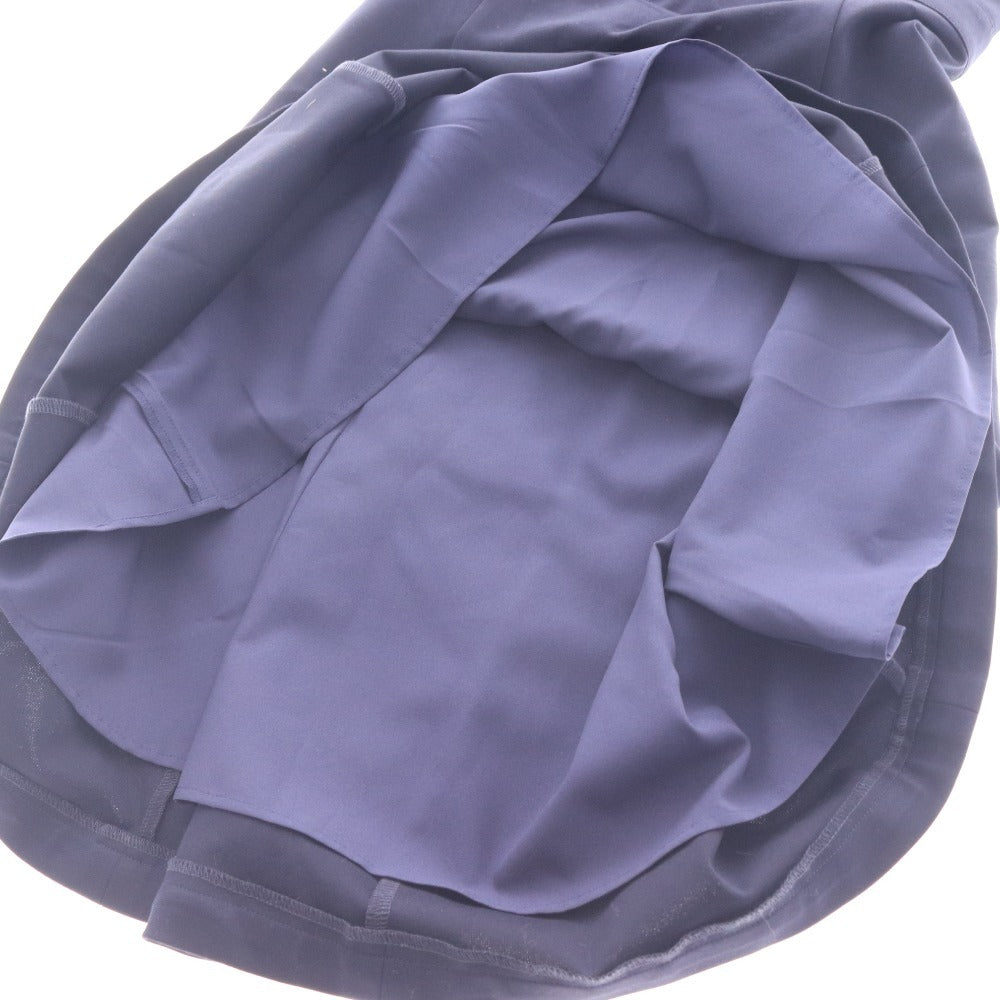 ■ トッカ ワンピース フレンチスリーブ トップス ボトムス パール ビジュー フレア ひざ丈 レディース XS ネイビー タグ付き 未使用