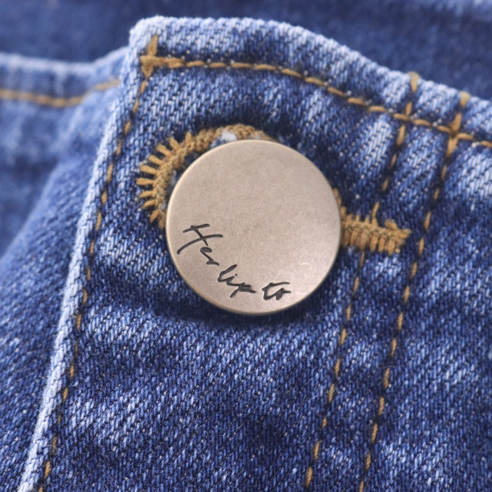 ■ ハーリップトゥ ジーンズ スキニーデニム 1212303013 ボトムス フルレングス ハイウエスト レディース 23 ブルー タグ付き 未使用