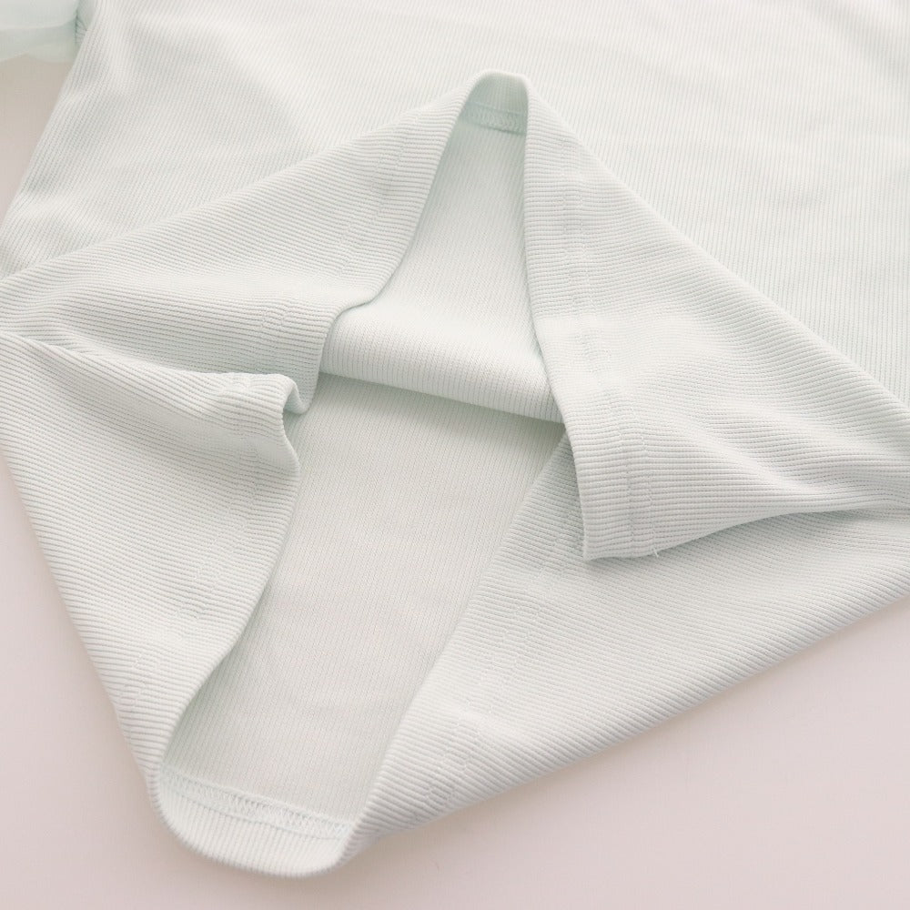 ■ スナイデル カットソー 半袖 トップス オーガンジー ボリュームスリーブ レディース F ミントグリーン