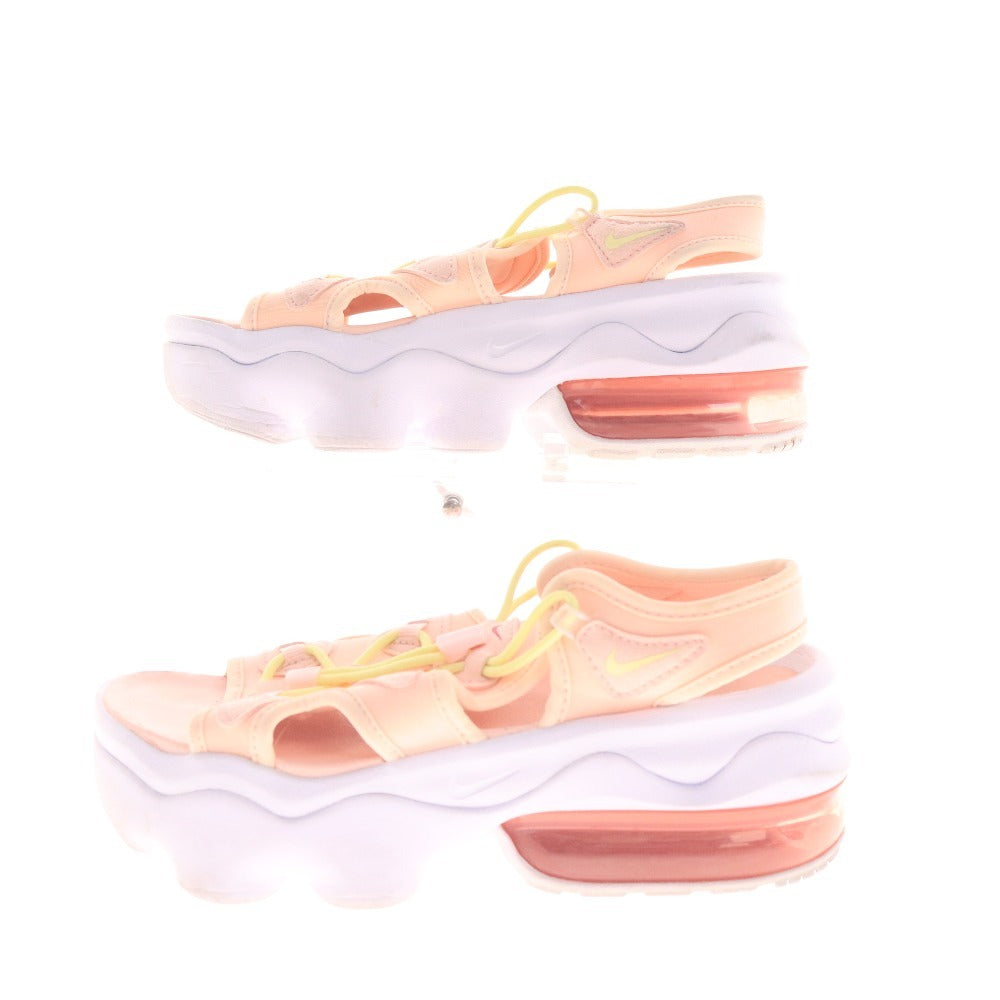 ■ Nike Air Max Coco Sandals, Women's Size 24, Pink Beige, Platform Sandals, Casual Style