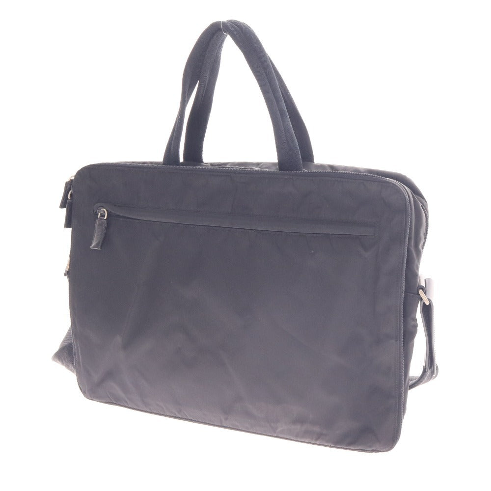 ■ Prada tote bag, shoulder bag, business bag, bag, logo, men's, black, accessories included