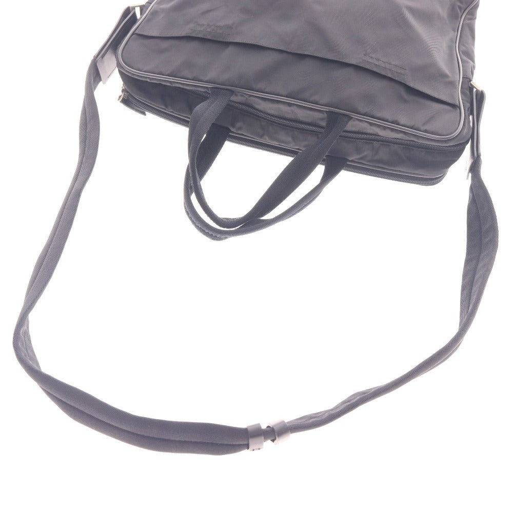 ■ Prada tote bag, shoulder bag, business bag, bag, logo, men's, black, accessories included