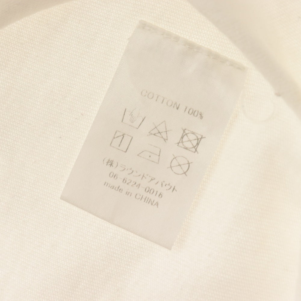 ■ レフトアローン Left Alone Tシャツ トップス 半袖 刺繍 アート コットン メンズ XL ホワイト系