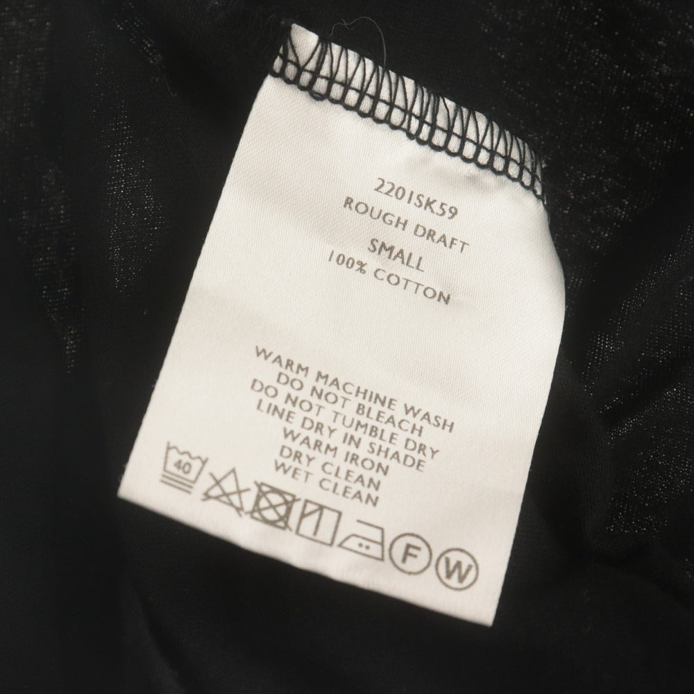 ■ シンヤコヅカ SHINYAKOZUKA Tシャツ 半袖 トップス 日本製 SMALL TRADES ロゴ プリント メンズ S ブラック系